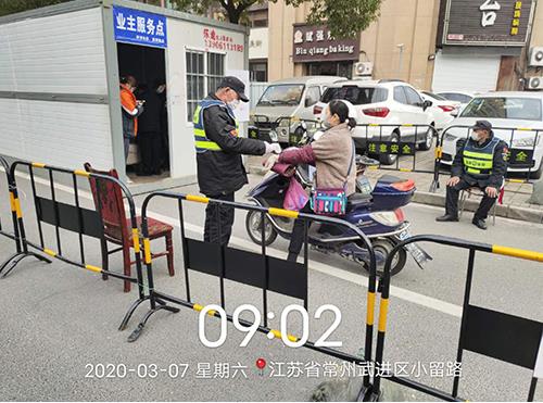 泰州小區服務點測溫
